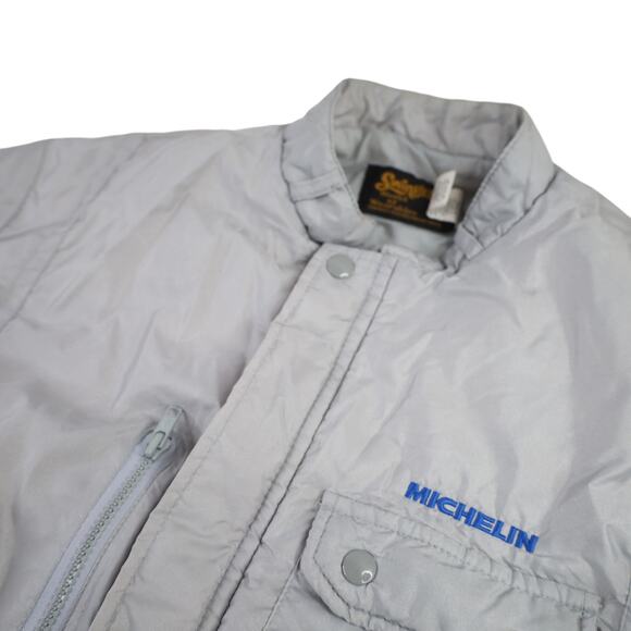 Vintage Swingster Michelin Tires Quilted Jacket - Picture 4 of 8